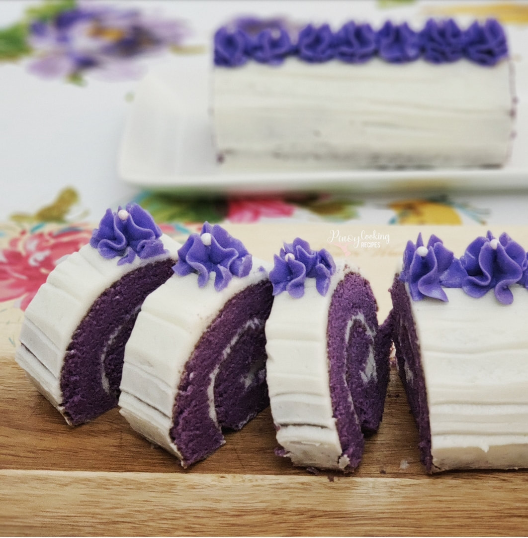 How to Make Ube Coconut Cake Roll