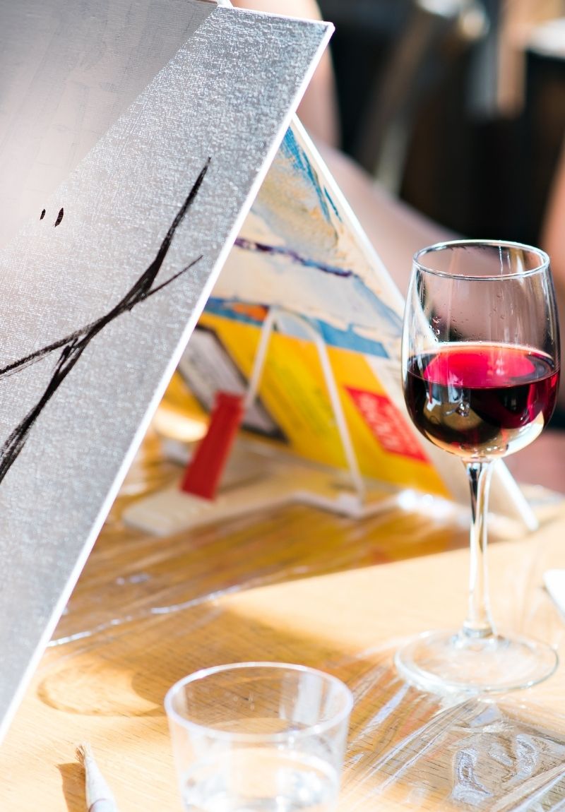 How to Host a Paint-and-Sip Party
