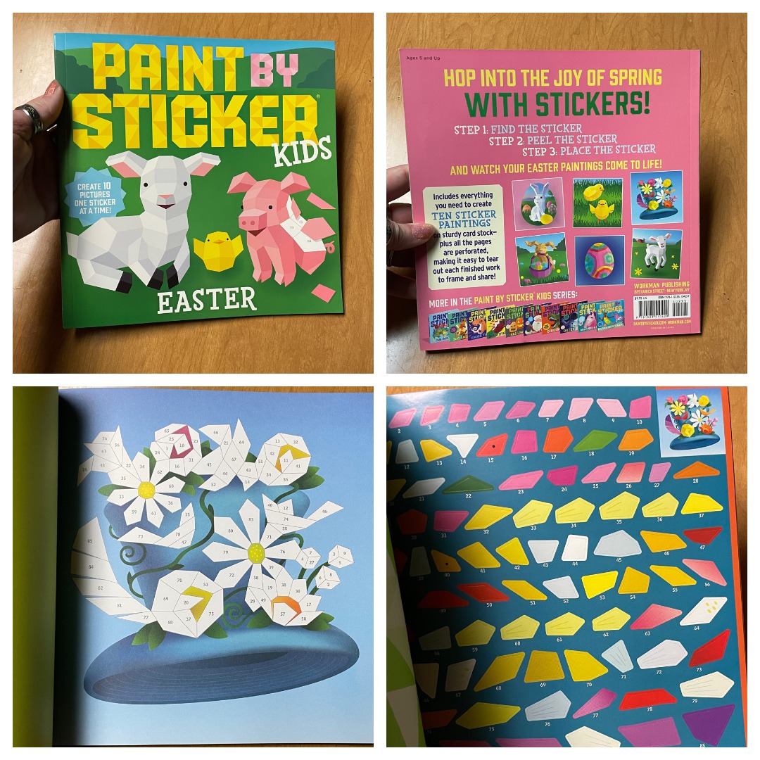 Paint By Sticker Easter Book