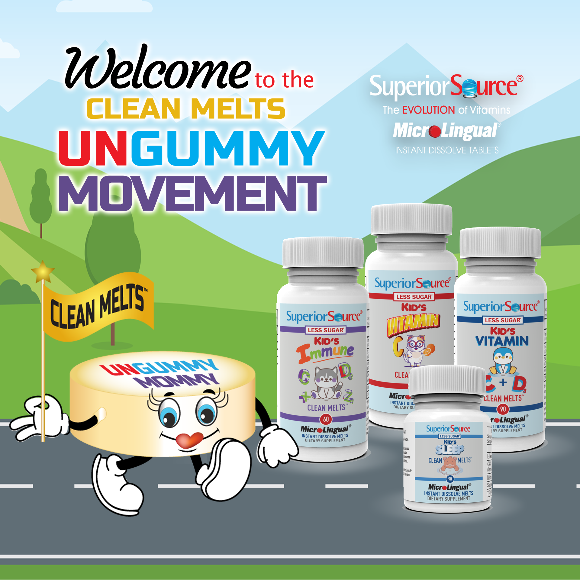 Welcome to the UNGUMMY Movement – Up to 96% LESS Sugar! 
